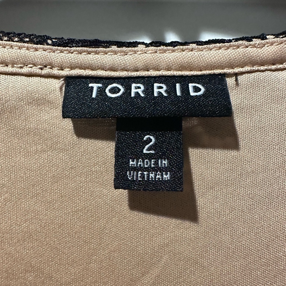 Torrid Stretch Lace High‎ Neck Tank Woman Size XXL Sexy Date Night Out Club - Picture 7 of 15